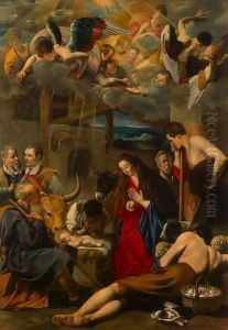 Adoration of the Shepherds 2 by Fray Juan Bautista Maino