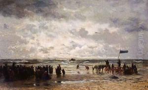 'Le Depart Du Bateau De Sauvetage'