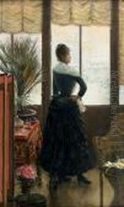Reine Dans L'atelier De Son Frere