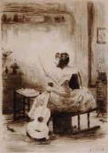 La Lettre, Femme Au Fauteuil, Femme A La Longue Vue