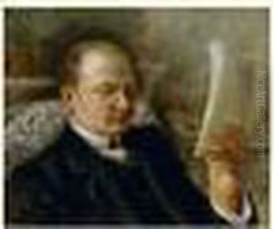 Portrait D'homme Lisant (marquis Le Blanc De Castillon), Vers 1890