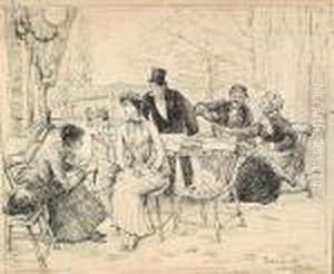 Le Dejeuner, Paris by Norbert Goeneutte