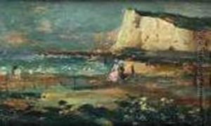 < Sur La Plage, Le Treport >. < Sur La Plage, Le Treport >.