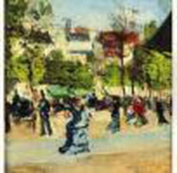 < Elegantes Sur Les Boulevards >. - view 1