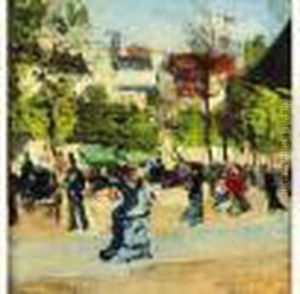 < Elegantes Sur Les Boulevards >. by Norbert Goeneutte