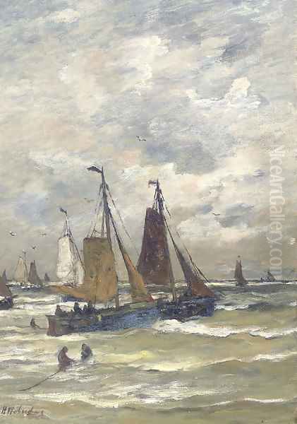 'Bomschuiten' in the surf 2 - view 1