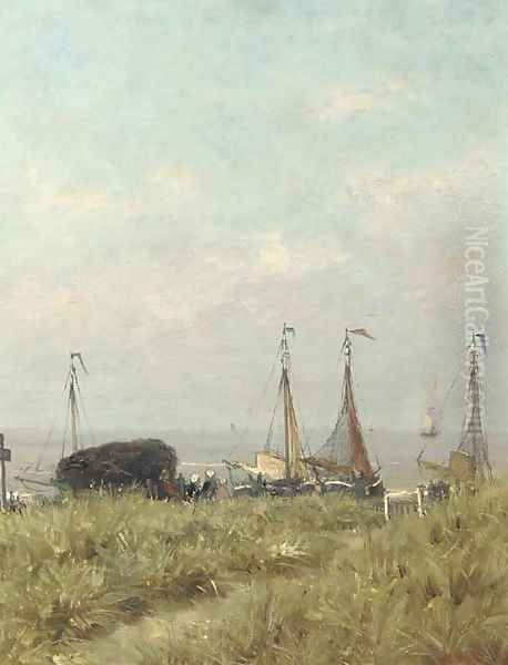 Overlooking the sea from the dunes - view 1
