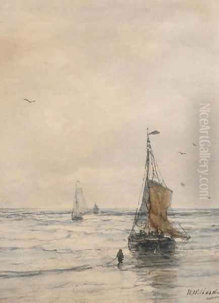 Bomschuiten in the surf 2 - view 1