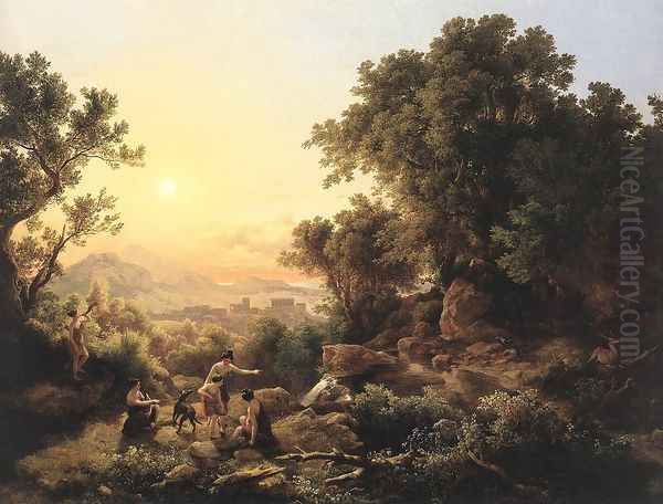 Diana at the Hunt (Hunting Nymphs) 1833 - view 1