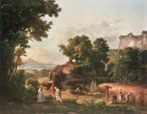 The Meeting of Ruth and Boaz 1857 by Karoly, the Elder Marko