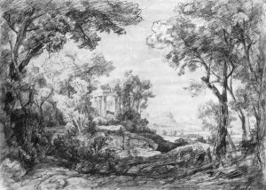 Landscape with Antique Temple