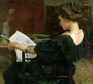 Portrait of Helen Gow by Alexander Mann