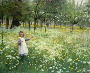 Picking up Silver and Gold, 1906 by Alexander Mann