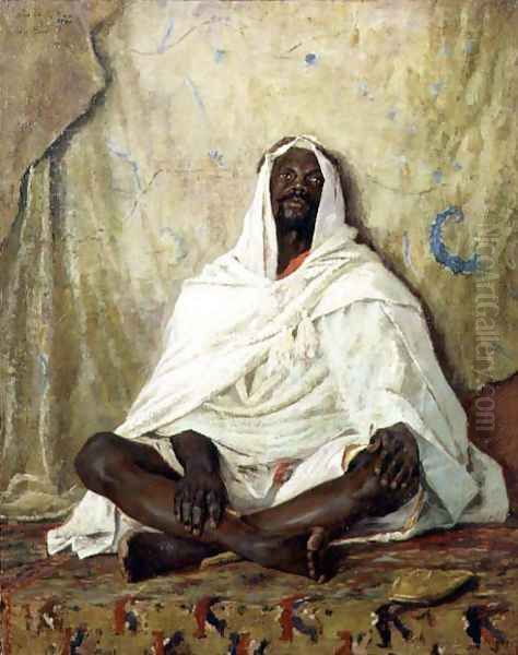 Seated Arab - view 1