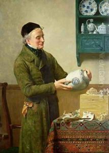 A Bit of Blue by Henry Stacy Marks