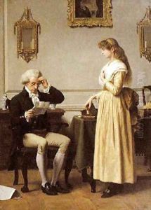 The Dress Makers Account by Henry Stacy Marks