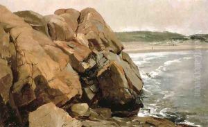 Bass Rocks by Jervis McEntee