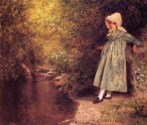 My Little Fisher Girl by Jervis McEntee