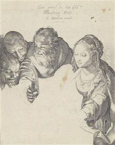 The Adoration Of The Shepherds by Hendrick Goltzius