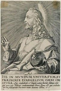 Christ, 
The Twelve Apostles And Saintpaul by Hendrick Goltzius