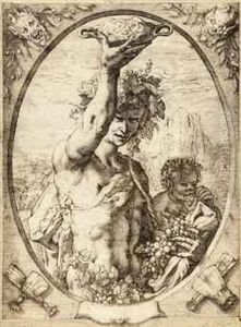 Bacchus by Hendrick Goltzius