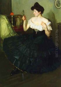 La Crinoline by Richard Emil Miller