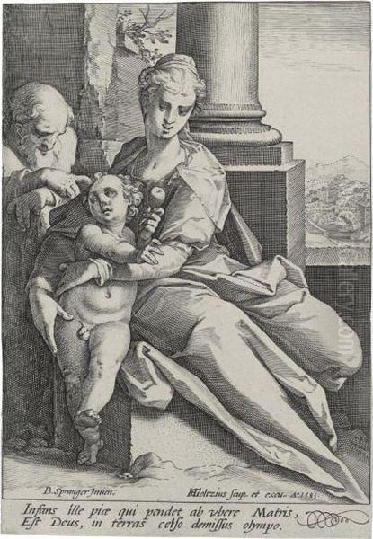 Holy Family Before The Column - view 1