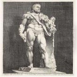 Emperor Commodus As Hercules by Hendrick Goltzius
