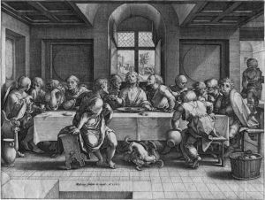 Das Letzte Abendmahl by Hendrick Goltzius
