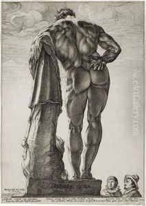 The Farnese Hercules by Hendrick Goltzius