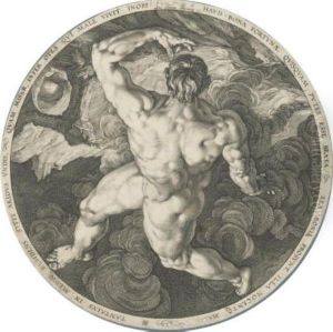 La Chute De Tantale by Hendrick Goltzius