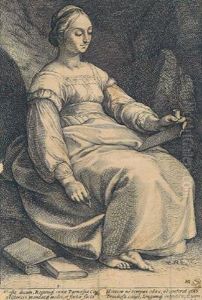 Clio by Hendrick Goltzius