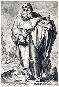 Les Apotres Pierre Et Paul by Hendrick Goltzius