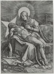 Pieta (hollstein 50; Strauss 331) by Hendrick Goltzius