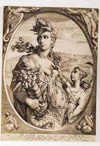 Ceres by Hendrick Goltzius