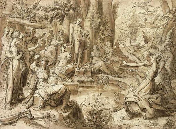 Apollo At The Castilian Spring - view 1