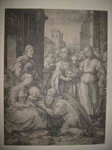 The Adoration Of The Magi by Hendrick Goltzius