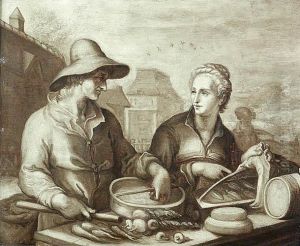 Rynek Warzywny by Hendrick Goltzius