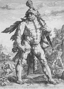 The Great Hercules (holl.143; Strauss 283) by Hendrick Goltzius