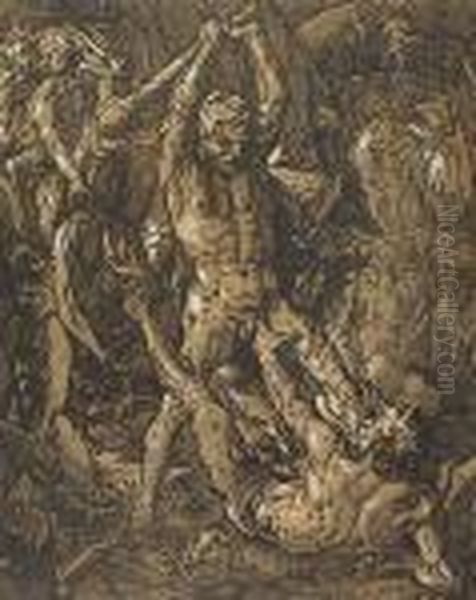 Hercules And Cacus - view 1