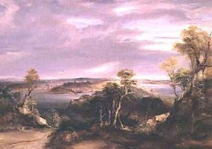 Sydney and Botany Bay from the North Shore 1840