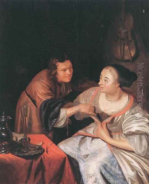 Carousing Couple - view 1