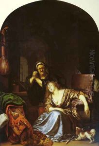 The Death of Lucretia by Frans van Mieris