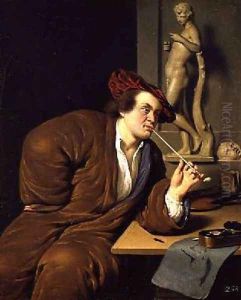 Smoker possibly a self portrait 1688