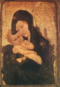 Madonna and Child c. 1410 by Jean Malouel