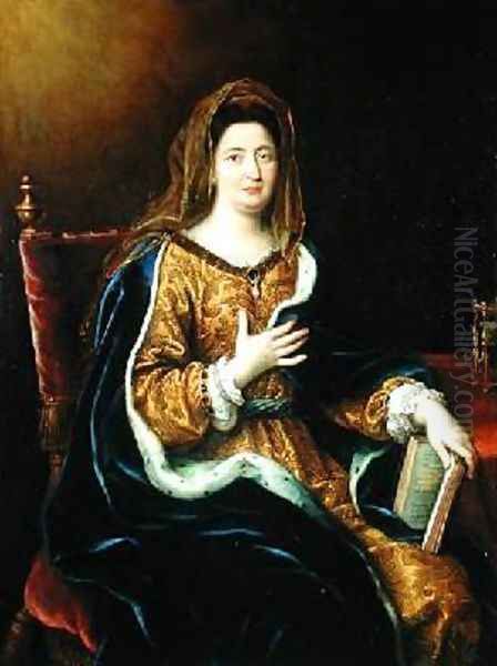 Portrait of Francoise dAubigne 1635-1719 Marquise de Maintenon 1694 - view 1