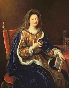 Portrait of Francoise dAubigne 1635-1719 the Marquise of Maintenon