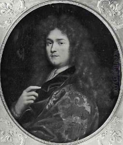 Portrait of Jean-Baptiste Colbert 1651-90 Marquis de Seignelay