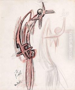 Personnage Insectiforme by Julio Gonzalez