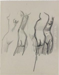 Etudes De Torse De Femme by Julio Gonzalez